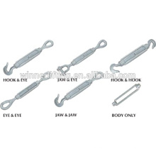 galvanized standard din1480 turnbuckle